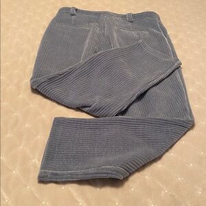 The Korner Baby blue corduroy shiny pants ladies size 8